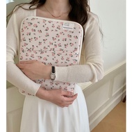 Laptop bag Korean Floral INS Tablet Bag Multi-Compartment Storage Folder  For MacBook air M1 M2 M3 1