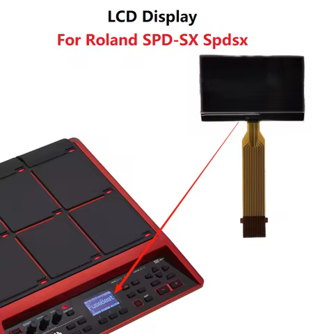 LCD For Roland SPD-SX Spdsx Display Matrix Screen Repair （No backlight）