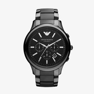 นาฬิกาข้อมือผู้ชาย Emporio Armani Ceramica Chronograph Black Dial - Black AR1452