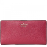 Kate Spade Laurel Way Stacy Wallet in Cranberry Cocktail