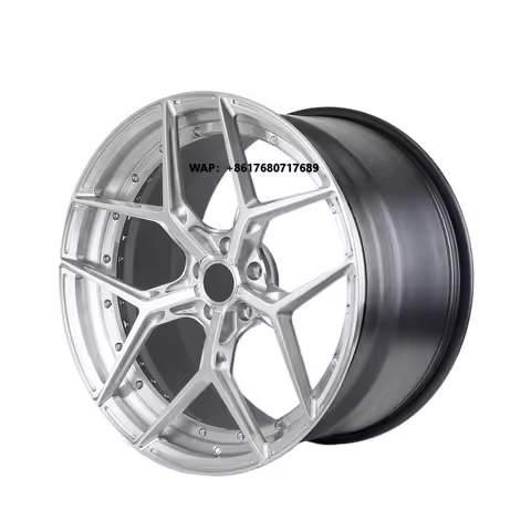 RS Custom 2 Piece Forged Wheels 5x114.3 5x112 Brushed Rims 22 23 24 Inch Wheels for Purosangue RS7 C