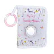 [sillyshuai]Baby Shower Gift Baby Photo Album with Safe Mirror Holds 17 4 X 6 Photos for Toddler Kid