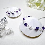 紫水晶 Amethyst 四葉草手鏈
