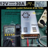 Power supply adjust 14.6v DC from 12v 30a 14.6v dc14.6v 14.6vdc