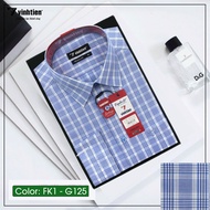 Áo Sơ Mi Dài Tay Dáng Regular Vĩnh Tiến Caro G125