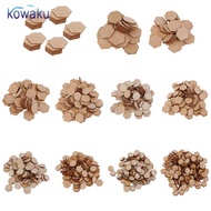 [vsrhkq] 00/200 Pieces Hexagon Shapes MDF Cutouts Wood Wooden Embellishments Shapes for DIY Craft De