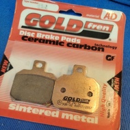 Honda CBR1000RRR CBR1000RRR SP / Kawasaki Ninja H2 H2 SX Rear brake pad Goldfren Sintered high perfo