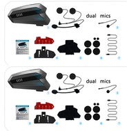 New Freedconn Hero Motorcycle Intercom One-Click Auto Group 6 Riders 1500M Interphone Bluetooth 5.1