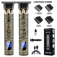 LCD Display T9 Electric Hairber 0mm Shaver Hair Trimer Home Appliances Travel Barber Razors Shaving 
