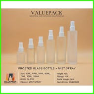 ∦ ◊ ➦ 10PCS 30ML/50ML/85ML FROSTED PERFUME SPRAY BOTTLES