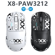 T Thunder Wolf X8 Wireless Bluetooth Mouse Dual Mode Charging Game Office Luminous E-