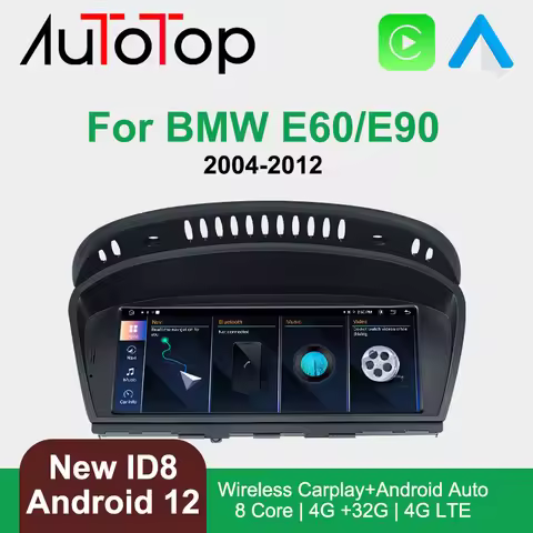 AUTOTOP 8.8" Android 12 Car Multimedia Stereo Radio For BMW 3/5 Series E60 E61 E90 E91 E92 CCC CIC G