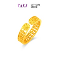 TAKA Jewellery 916 Gold Ring Abacus