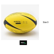 R100 Kids' Rugby Ball Initiation Size 3 - Yellow