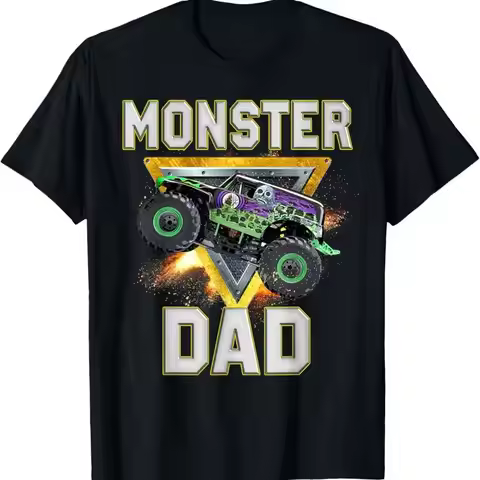 Monster Truck Dad Monster Truck Are My Jam Truck Lovers T Shirt