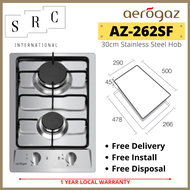 Aerogaz AZ-262SF Stainless steel hob 30cm  (Include Install and Disposal)