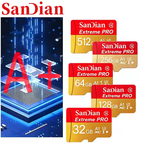 SD Cards 32GB 128GB 512GB TF Cards Memory Card Micro TF SD Card HD Video U3 for GoPro/Tablet/Router/