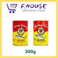 Ayam Brand Ikan Sardin/Mackerel in Tomato Sauce (300g)