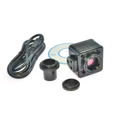 5MP USB Cmos Camera Electronic Digital Eyepiece Microscope Free Driver/ Measurement Software High Re