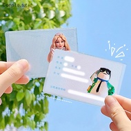 ]Cons] ID Card Cover Avatar Face Blocking ed Protective Case Couple Cartoon Anti-ic Cute Funny Gift 