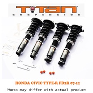 HONDA CIVIC TYPE-R FD2R 07-11 - TITAN ADJUSTABLE SUSPENSION