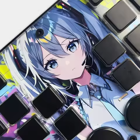 ImpactX Symmetry Layout Music Game Mechanical Keyboard DJMAX OSU QMK VIA Programmable Wired Portable