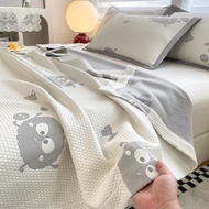 Summer Blanket, Ice Silk Blanket, Summer Cool Quilt, Office Nap Thin Small Blanket, Cool Towel Quilt