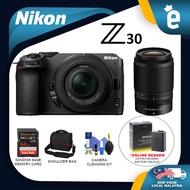 NIKON Z30 Mirrorless Camera NIKKOR Z DX 16-50mm & 50-250mm Nikon Vlogger Essentials Nikon Z30 with k