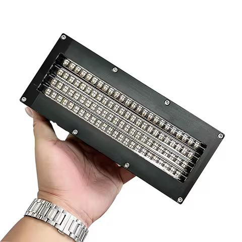 UV Curing Lamp 22W/cm2 1450w ABS PET PVC PP material pattern printing UV ink curing lamp 180*45 varn