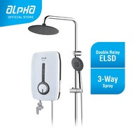 ALPHA EZY E Rain Shower Instant Water Heater Non Pump