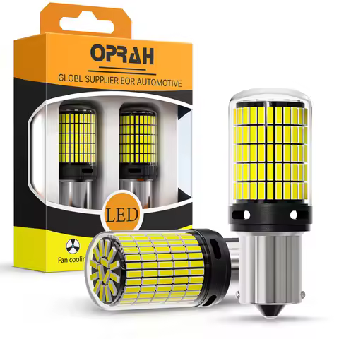 Oprah 2Pcs High Power 1156 BA15S P21W BAU15S PY21W 1157 BAY15D P21/5W 4014 150SMD Canbus LED Bulb Tu