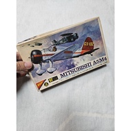 Nichimo 1/72 MITSUBISHI A5M4 CLAUDE Assembly Model Board Complete Water Sticker Slightly Yellow Box 