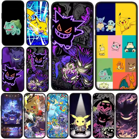 Phone Cover for Apple iPhone 16 15 14 11 Pro Max 6 7 8 Plus + SE2 SE3 SE 2022 2020 8+ Case GO Gengar