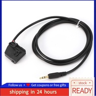Newlanrode 3.5mm AUX Input Adapter Cable MP3 Connector Fit for Benz Mercedes CLK SL SLK W168 W202 W203 W208