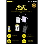 Awei GX-652A 10000mAh Powerbank 22.5W Fast Charging Power