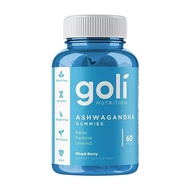 [CHÍNH HÃNG] Kẹo Dẻo Goli Ashwagandha Gummies Chiết Xuất Nhân Sâm Ấn Độ(Goli xanh)