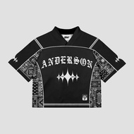 BLOODLINE Jersey Boxy Mr. Anderson Black | Paisley Series | Blocke Core | Unisex Unisex Unisex