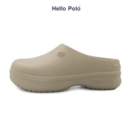 Hello Polo รองเท้าแตะ รองเท้าหัวโต ส้นหนา 3.5 ซม พื้นนุ่มมาก คลายเมื่อยเท้า กันลื่น รองเท้าสำหรับผู้ชายและผู้หญิง เหมาะกับฤดู HP8009