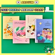 2023 Planner Diary 2023 BUJO PVC Cover Korean Weekly Diary Memory Record Planner Korea Journal Bulle