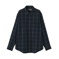 มูจิ เสื้อเชิ้ตผ้าแฟลนเนลแขนยาว ผู้ชาย - MUJI Flannel Sleeve Long Sleeve Shirt รุ่น AC4ALA5A
