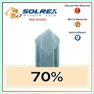 ▩ ● Solrex Window Film (Tint) - Premium 70% Blue