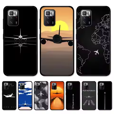 Aircraft Helicopter Airplane Pilot fly Phone Case for Redmi Note 8 7 9 4 6 pro max T X 5A 3 10 lite 