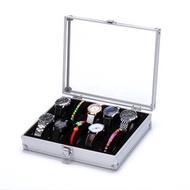 12格時尚金屬錶盒 鋁合金手錶箱 亞克力手錶收納箱