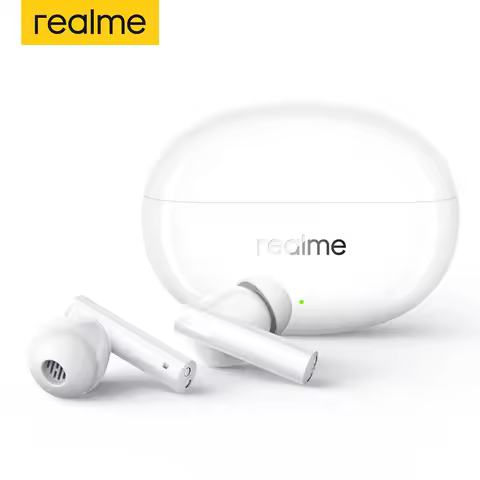 Original Realme Buds Air 5 Earphones Wireless Bluetooth 5.3 Headphones TWS Active Noise Reduction Ea