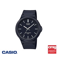 CASIO นาฬิกาข้อมือ CASIO รุ่น MW-240-1EVDF วัสดุเรซิ่น สีดำ