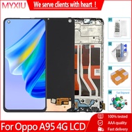 Original AMOLED 6.43'' For Oppo A95 4G CHP2365 CPH2365 LCD Display Touch Screen Digitizer Assembly R