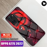 Softcase Glass Kaca Trendi For Oppo A77S 2022 anime karakter Terbaru [Kamera Protect] - IC17- casing hp - case hp a77s - silikon hp - pelindung hp -kesing hp Oppo A77s - kesing oppo A77S  - case oppo = softcase oppo a57 4g 2022 - kesing hp