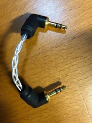 ALO audio mini to mini cable(鍍銀線）