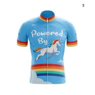 NEW Bicycle Outdoor 2023  Unicorn 4-color Quick-drying Mountain Bike Road Bike Short Sleeve Sports Top