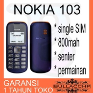 HP NOKIA 103 (BARU) [GARANSI 1 TAHUN] HP Jadul Senter Klasik Murah | Single SIM - BULLACCHP